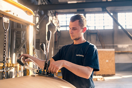 Производственный цех картонтара